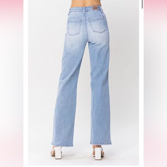 NWT- Judy Blue wide leg Jeans - Picture 3 of 6